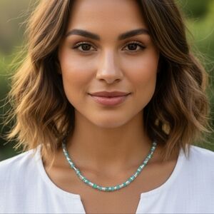 Blue and Black Magnetic Necklace